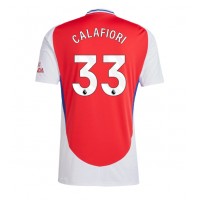 Billiga Arsenal Riccardo Calafiori #33 Hemma fotbollskläder 2024-25 Kortärmad